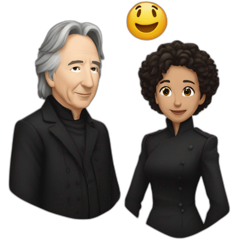 alan rickman and Rima Horton emoji