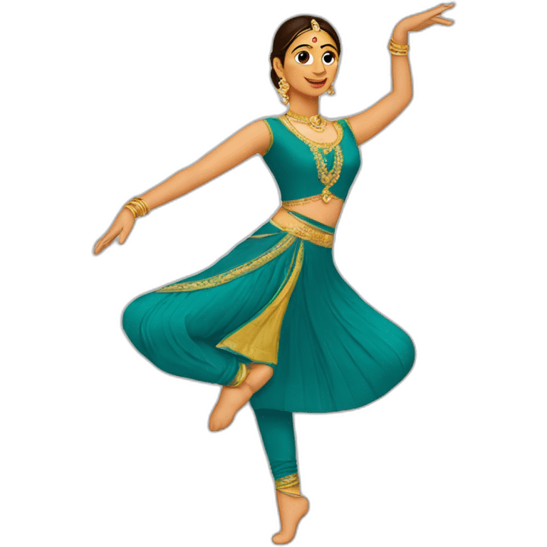 kathak dancer emoji