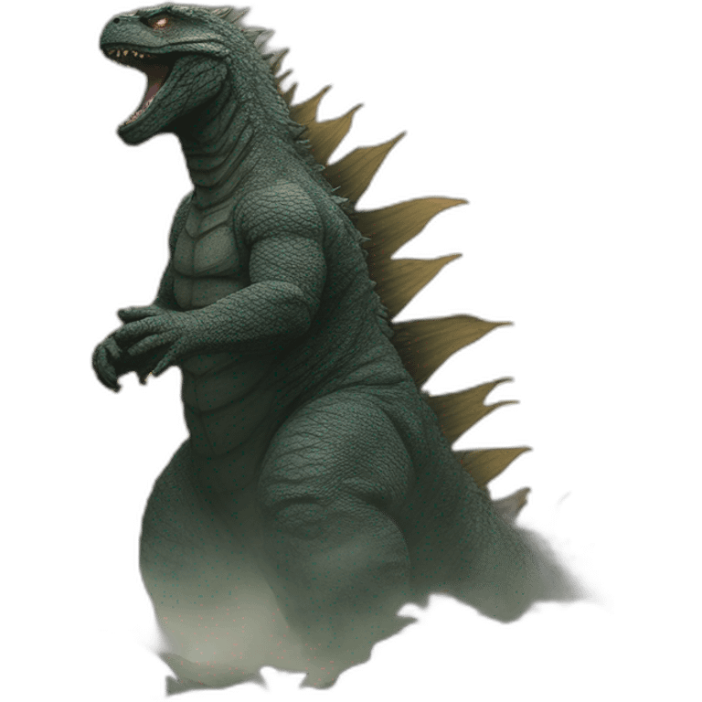 godzilla as jesus christ emoji