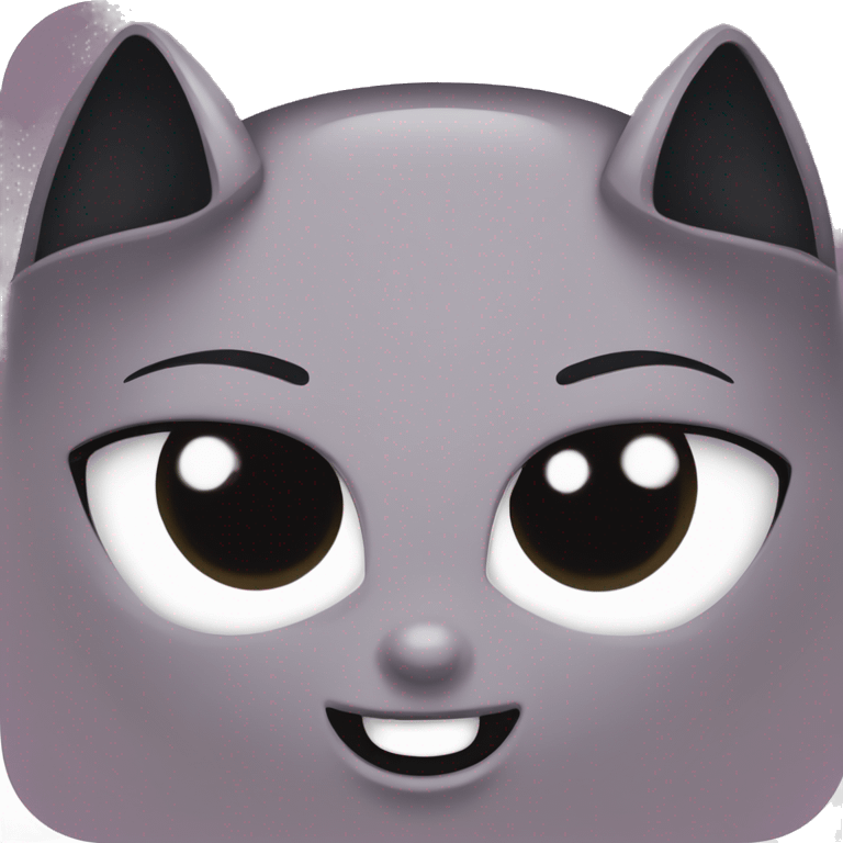 Kuromi cœurs à la place des yeux  emoji