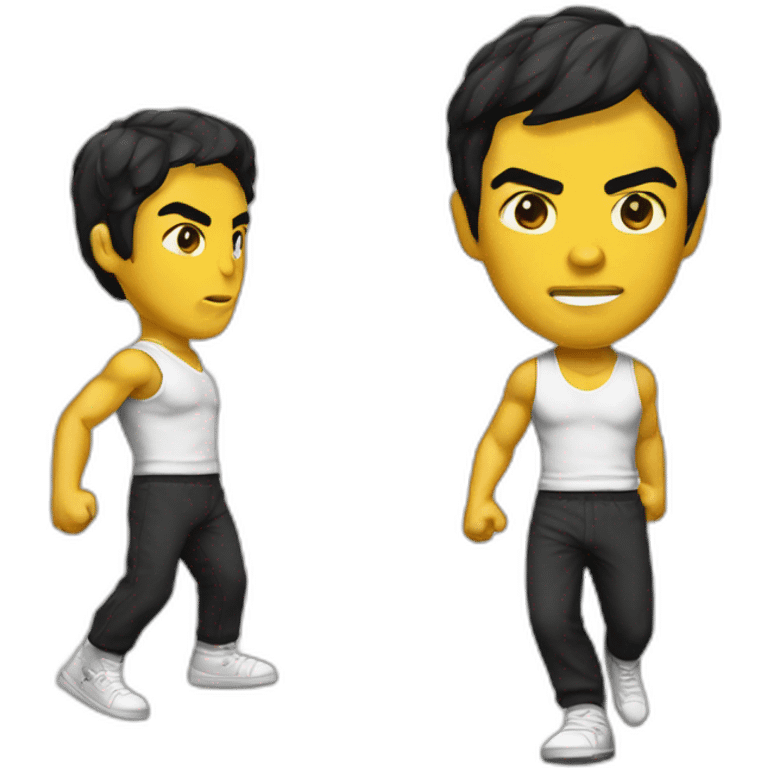 Bruce-Lee-chucks emoji