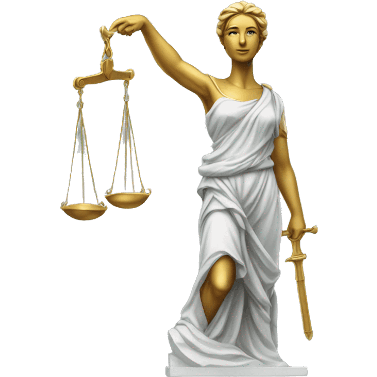 Justitia statue  emoji