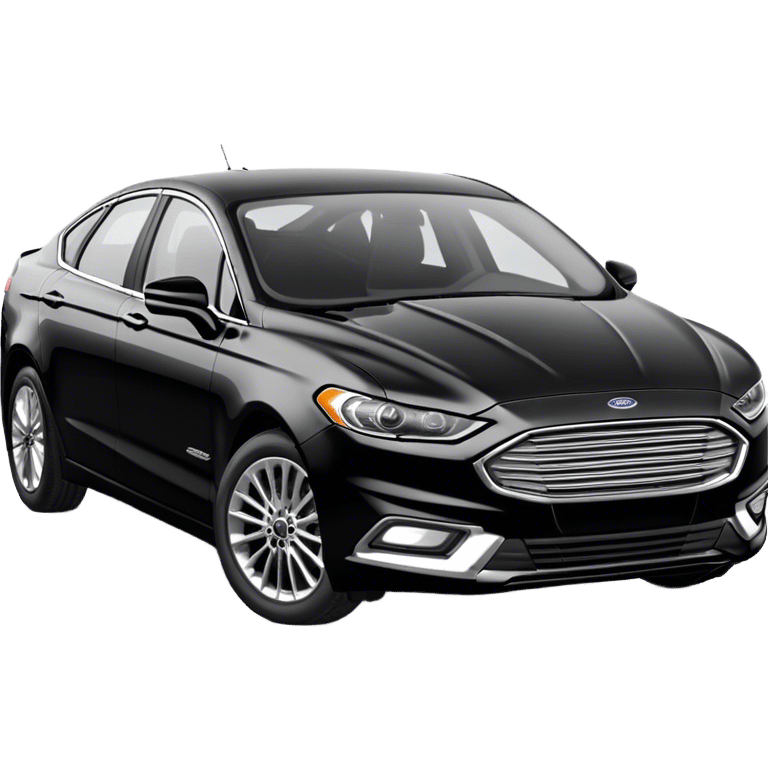 Ford Fusion - Ford (Model Year: 2018) (Iconic colour: Black) emoji