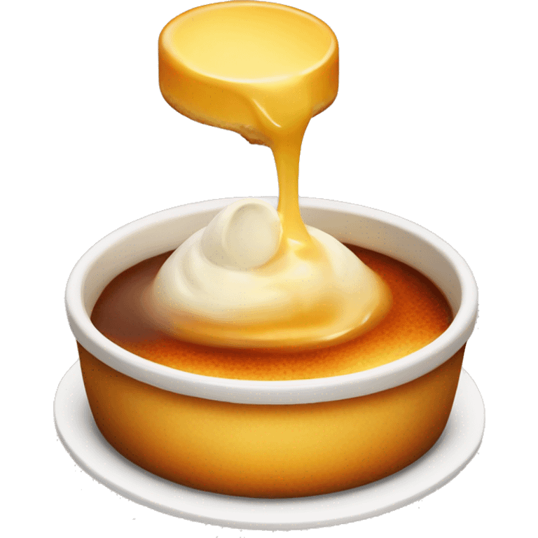 Crème brûlée emoji