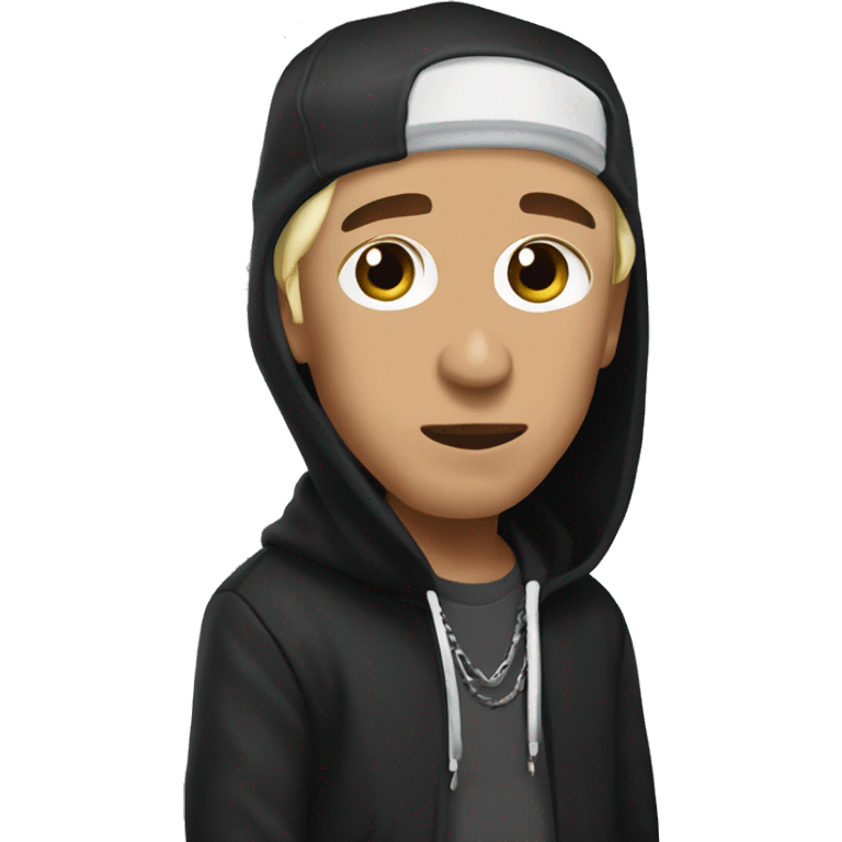 Black Eminem slim shady  emoji