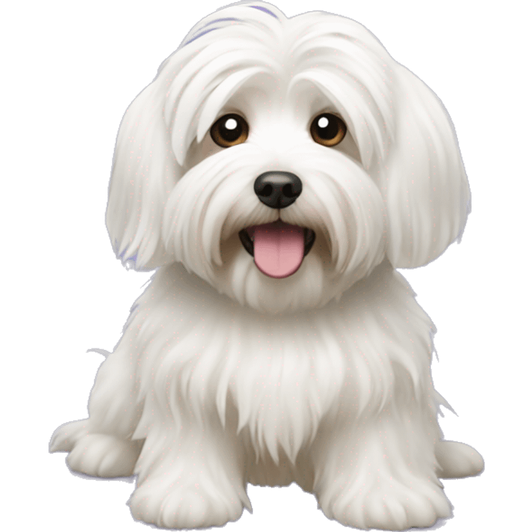 Havanese dog white emoji