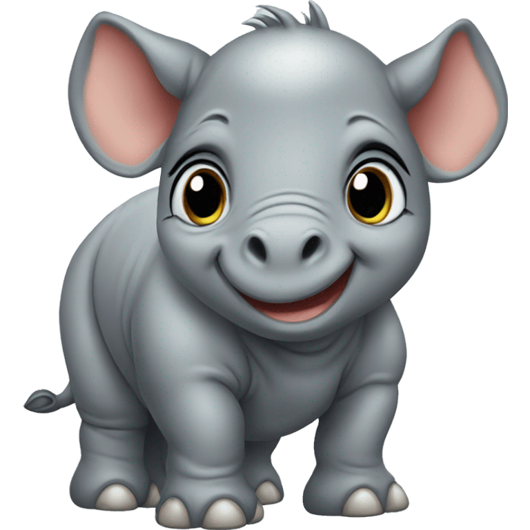 baby rhinoceros emoji