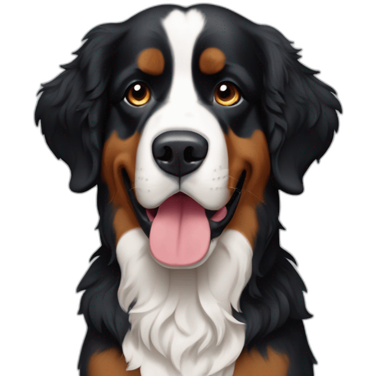 Bernese Mountain Dog Dribble emoji