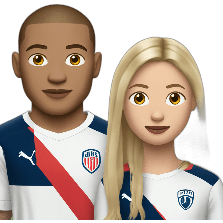 Haaland et mbappe emoji