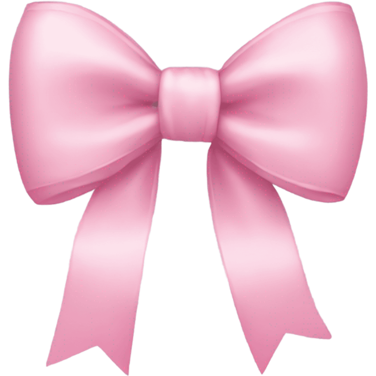 Pastels pink bow emoji