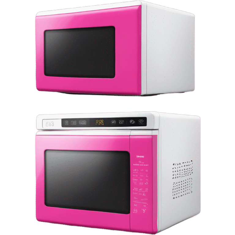 Pink microwave  emoji