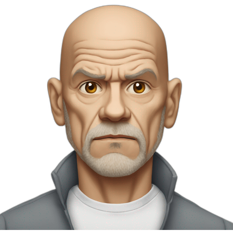 john malkovich serious emoji