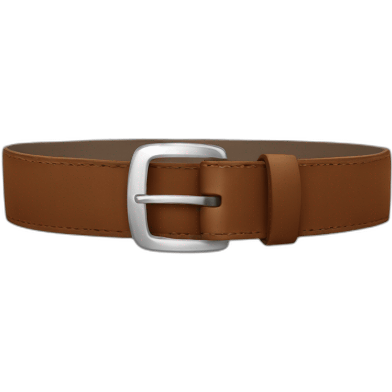 Ceinture marron emoji