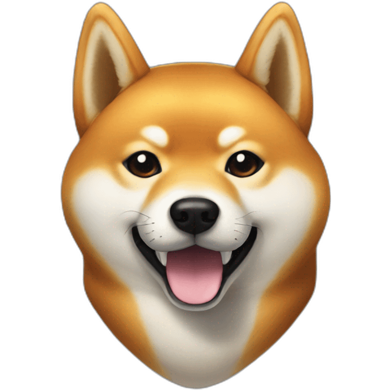 shiba inu noir et feu emoji