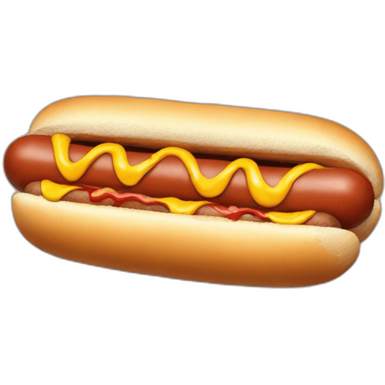 Hotdog slap emoji