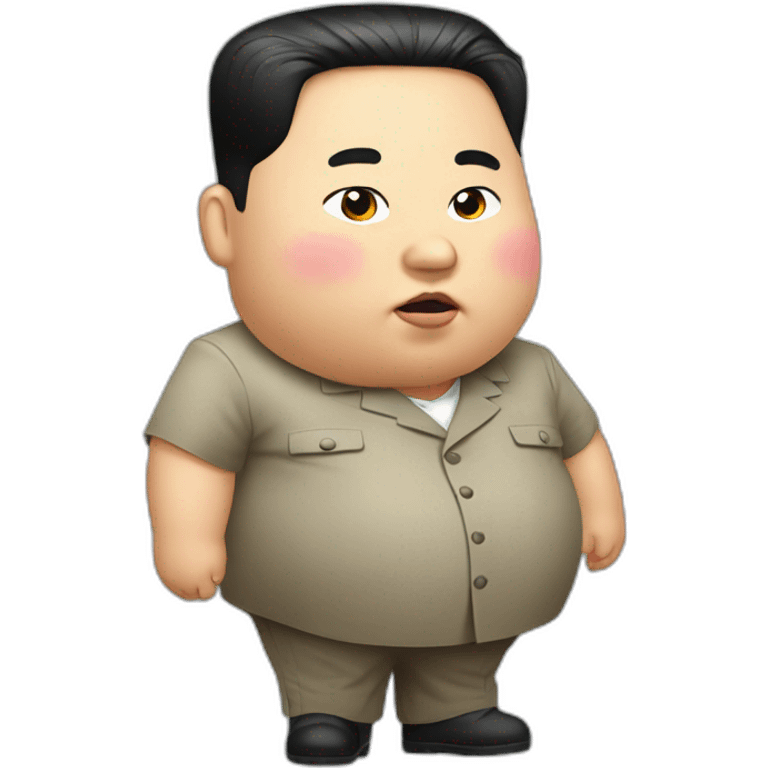 Kim jung un obese emoji