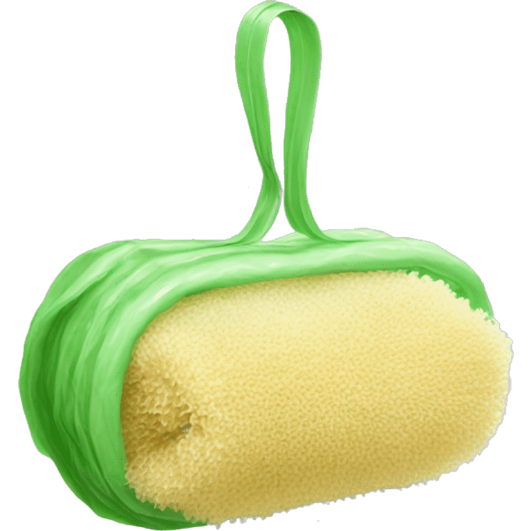 loofah for showering emoji