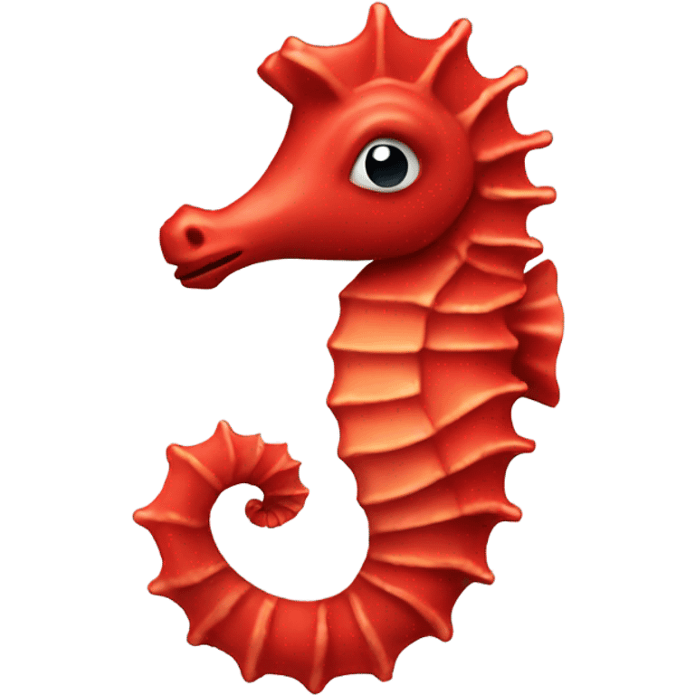 red seahorse emoji