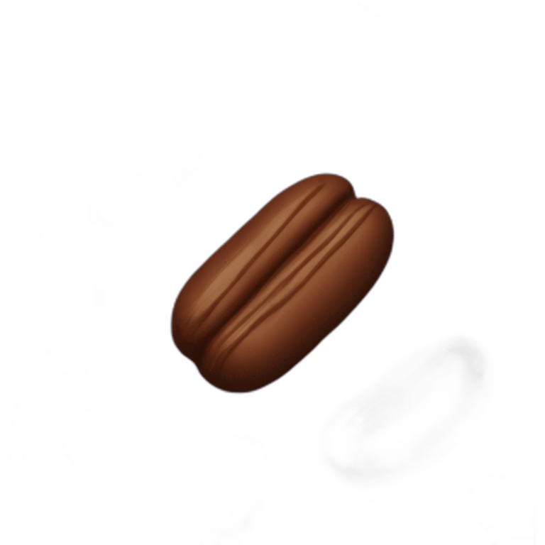 Chocolat sur un eclaire emoji