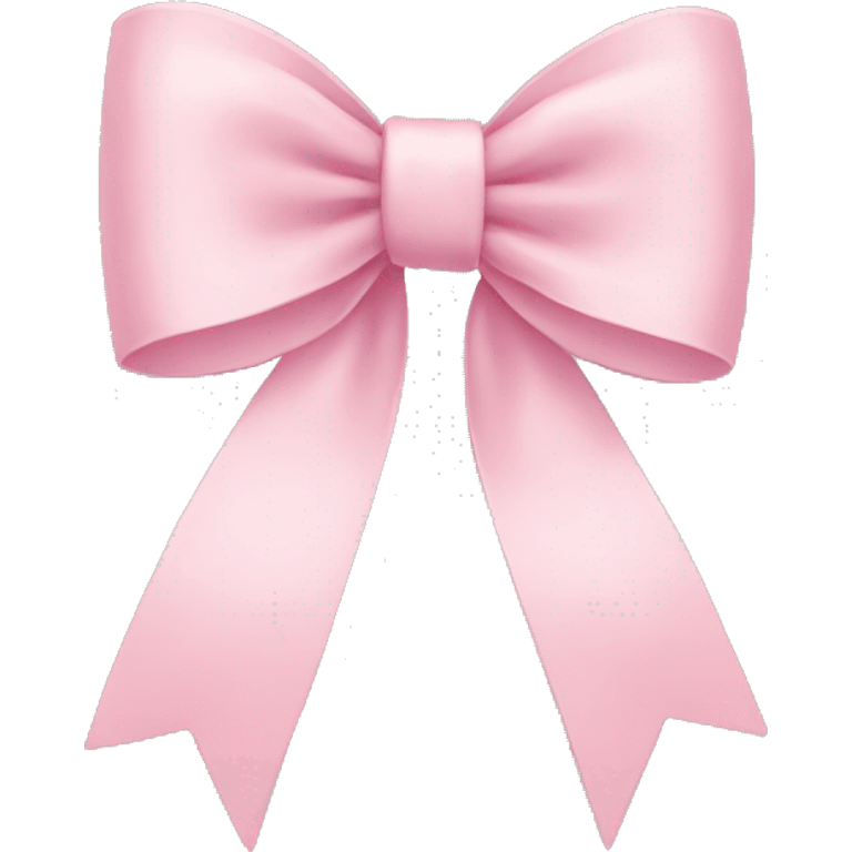 Light pink bow emoji