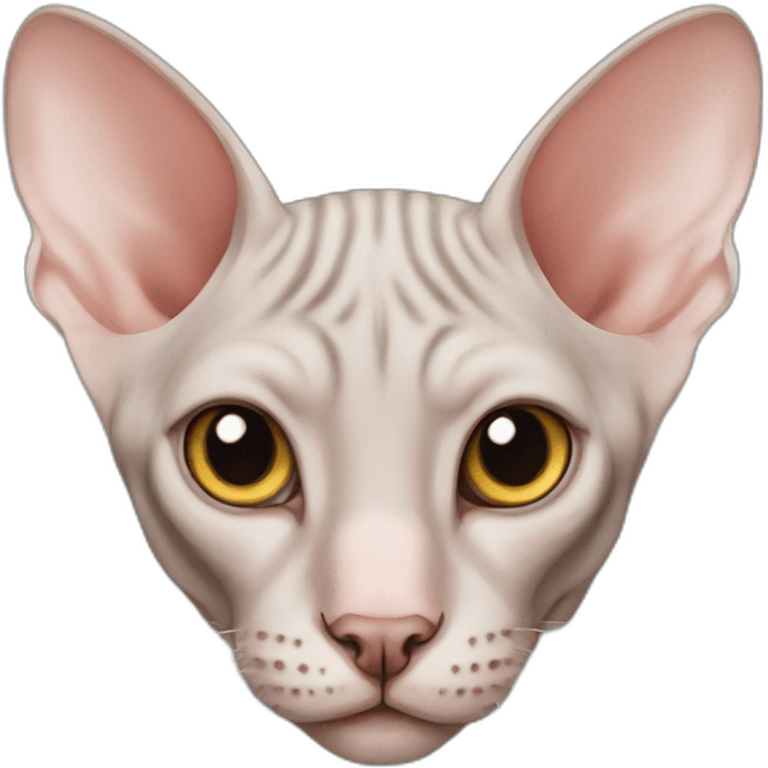 Canadian Sphynx cat emoji