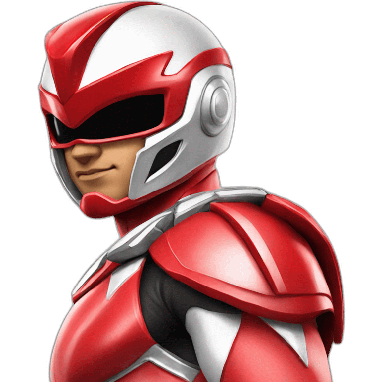 Power Ranger red emoji