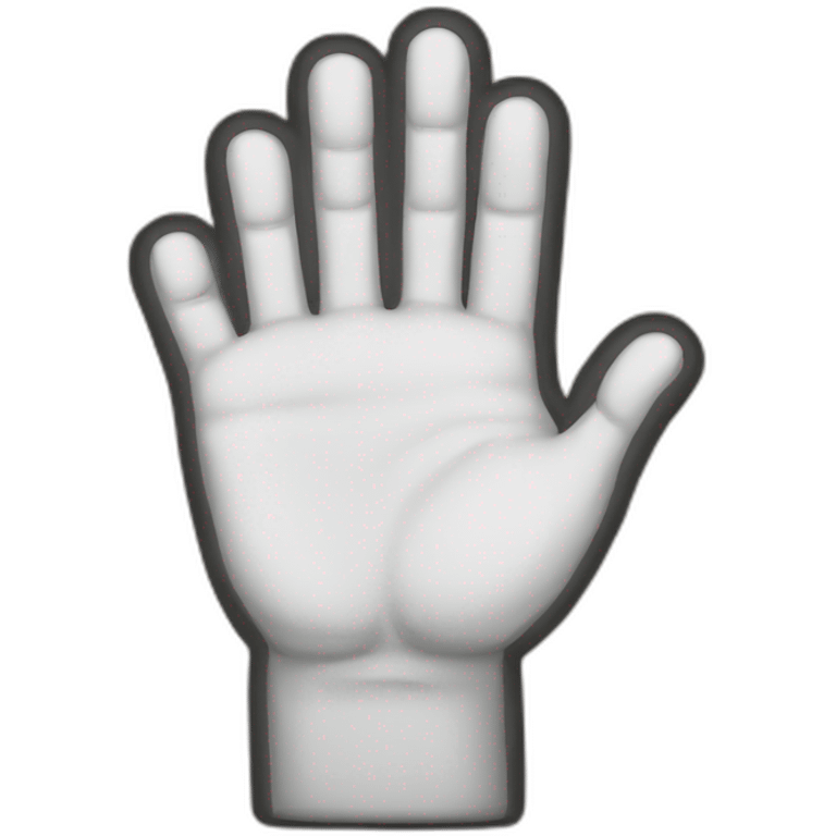 gym hand emoji