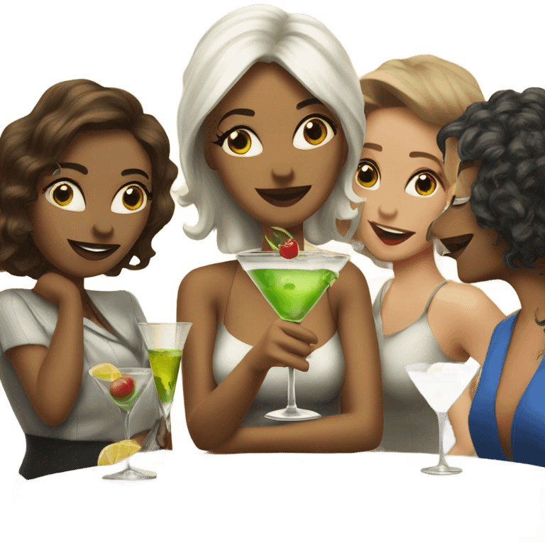 Dirty martini party  emoji