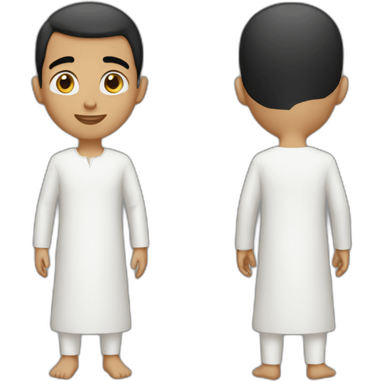 An Arab white boy emoji