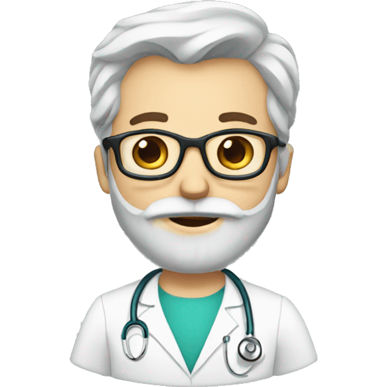 doctor with beard emoji