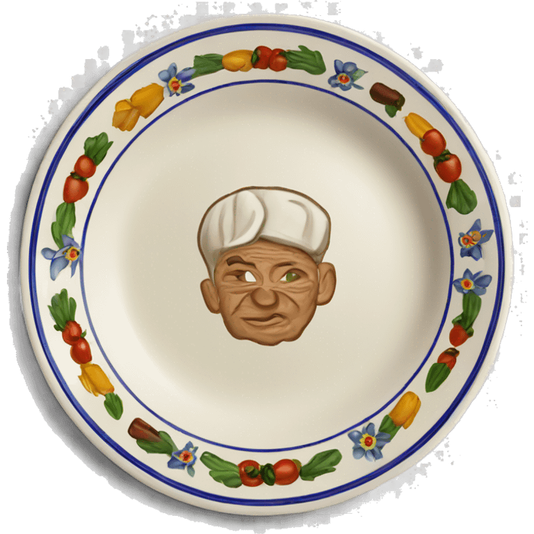 Traditional Romanian plate  emoji