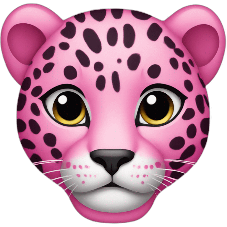 pink leopard emoji