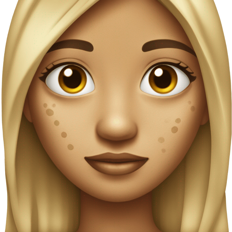 hyperpigmentation girl emoji