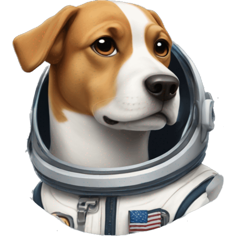 dog with a astronout emoji