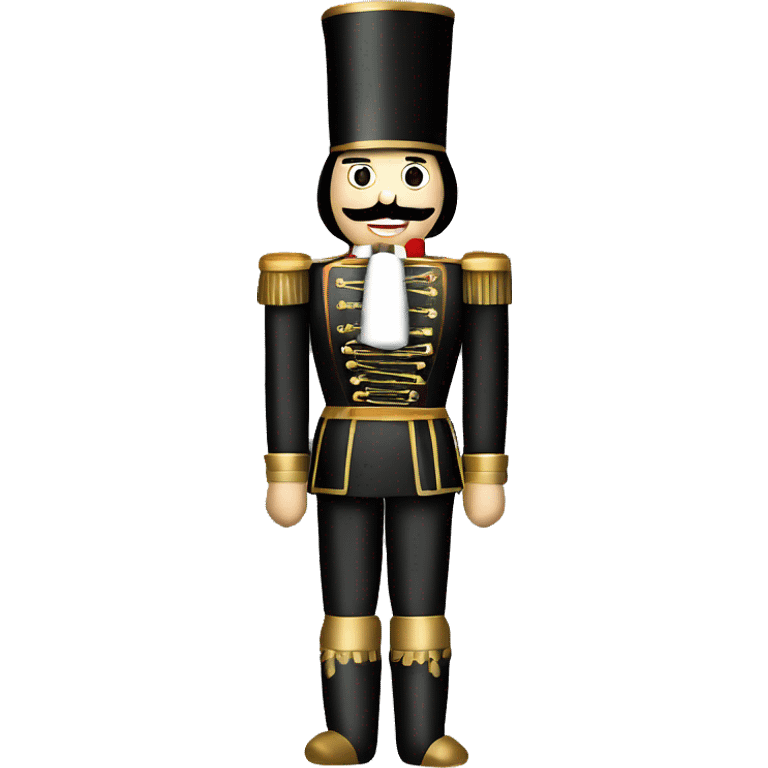 christmas nutcracker full body black emoji