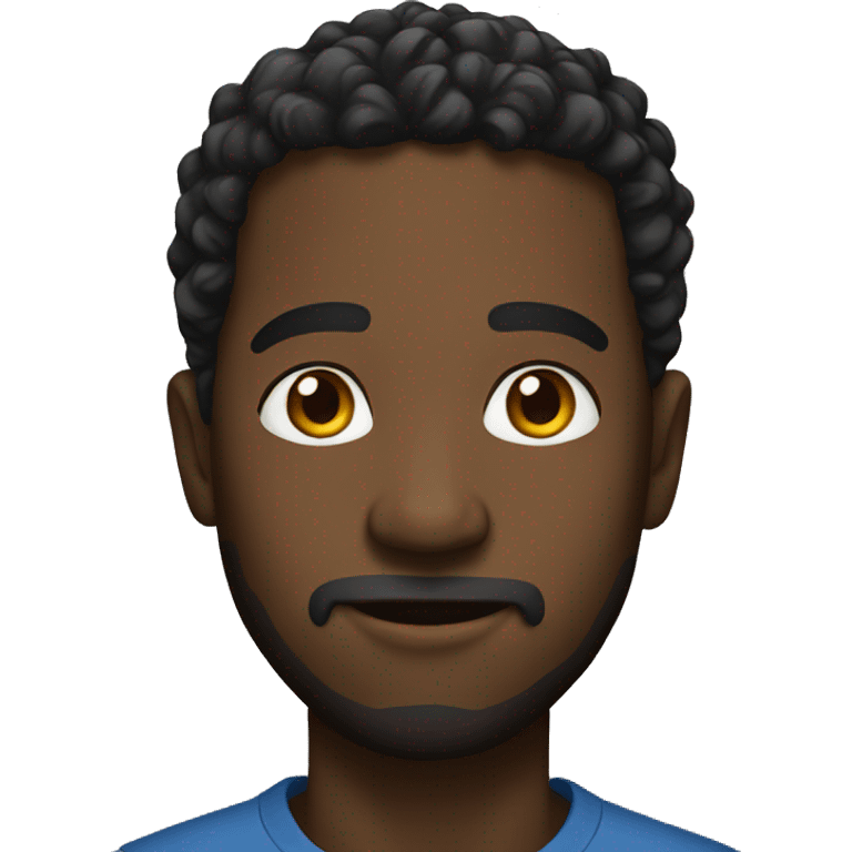 A black guy emoji