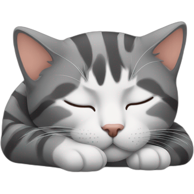 Sleeping cat emoji