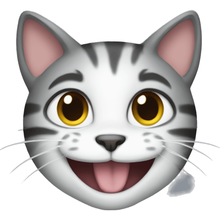 Cat smiling emoji