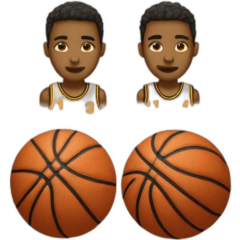 Canasta de basketball  emoji