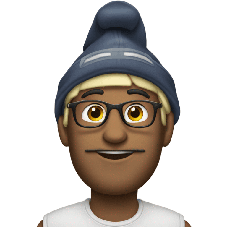 je dois avoir la peau noir avec un casquettes  emoji