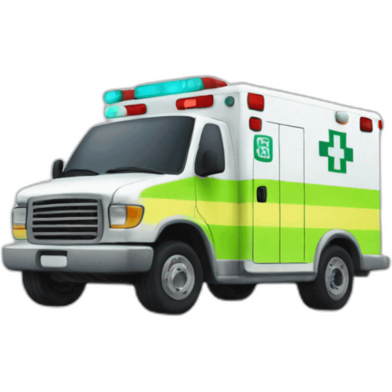 ambulance dancing emoji