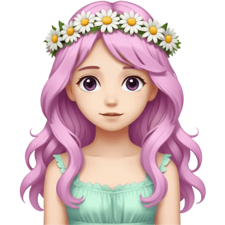 daisy lila pastel emoji