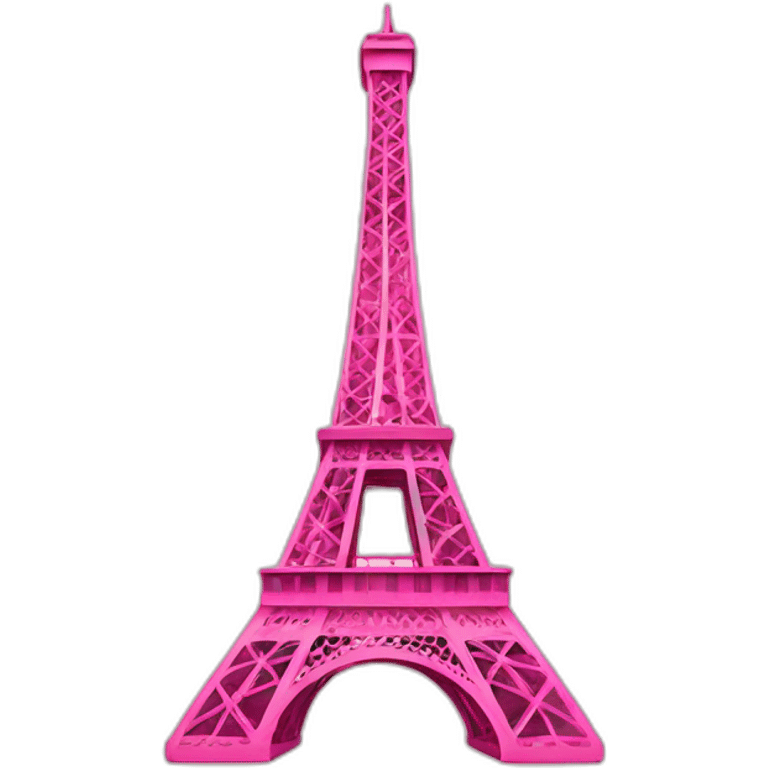 pink eiffel emoji