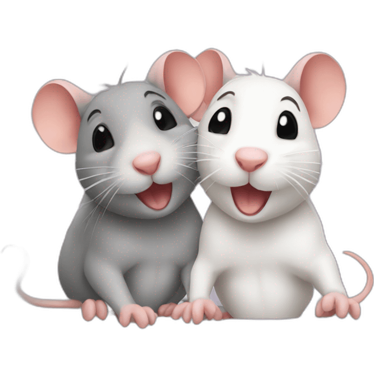 rats best friends emoji