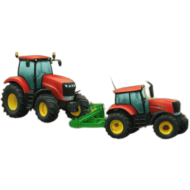 crops and tractors emoji