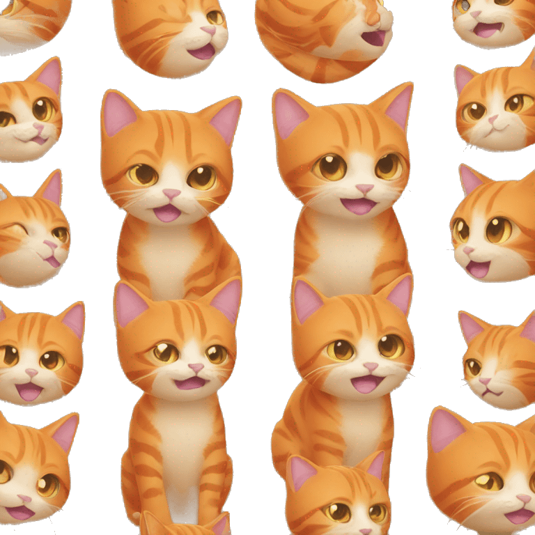 Orange cat emoji