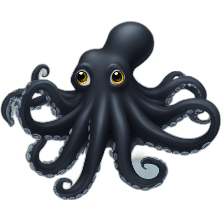 black octopus emoji