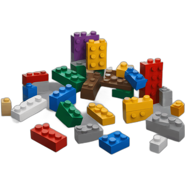 Lego bricks emoji