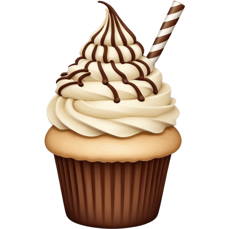 Baileys milkshake cupcake emoji