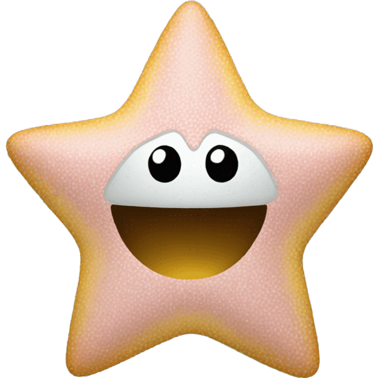 Half of a star emoji